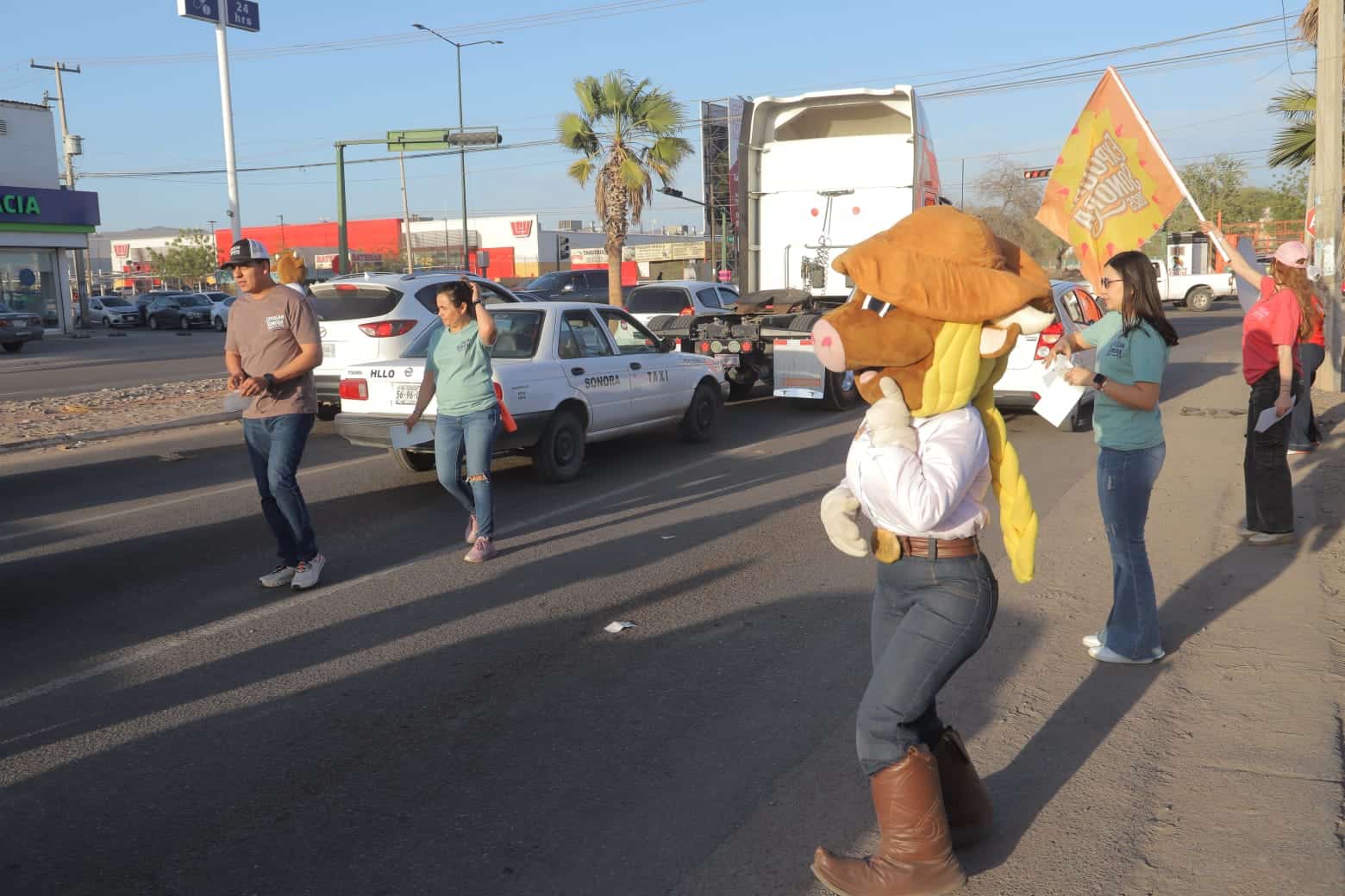 Realizan segunda Pega de Calcas de la ExpoGan Sonora 2025