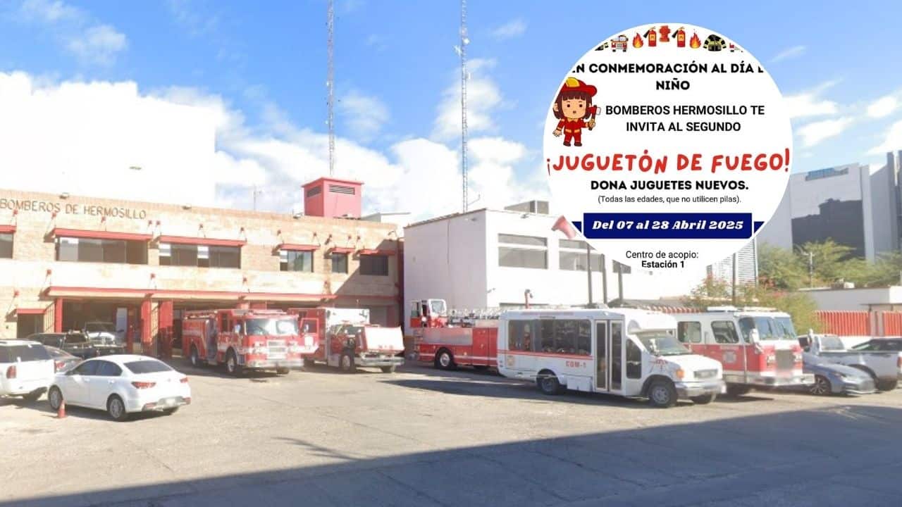 Continúa Bomberos de Hermosillo con recaudación de juguetes