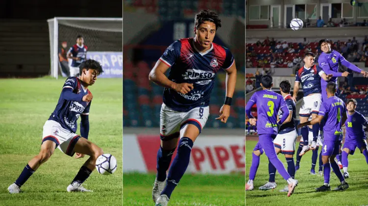 Erick Solórzano (Centro) anotó 4 goles para la causa sonorense. (Foto: C. Ruiz/Cortesía/EXPRESO)