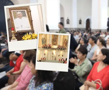 Fieles despiden al papa Francisco en la Catedral de Hermosillo