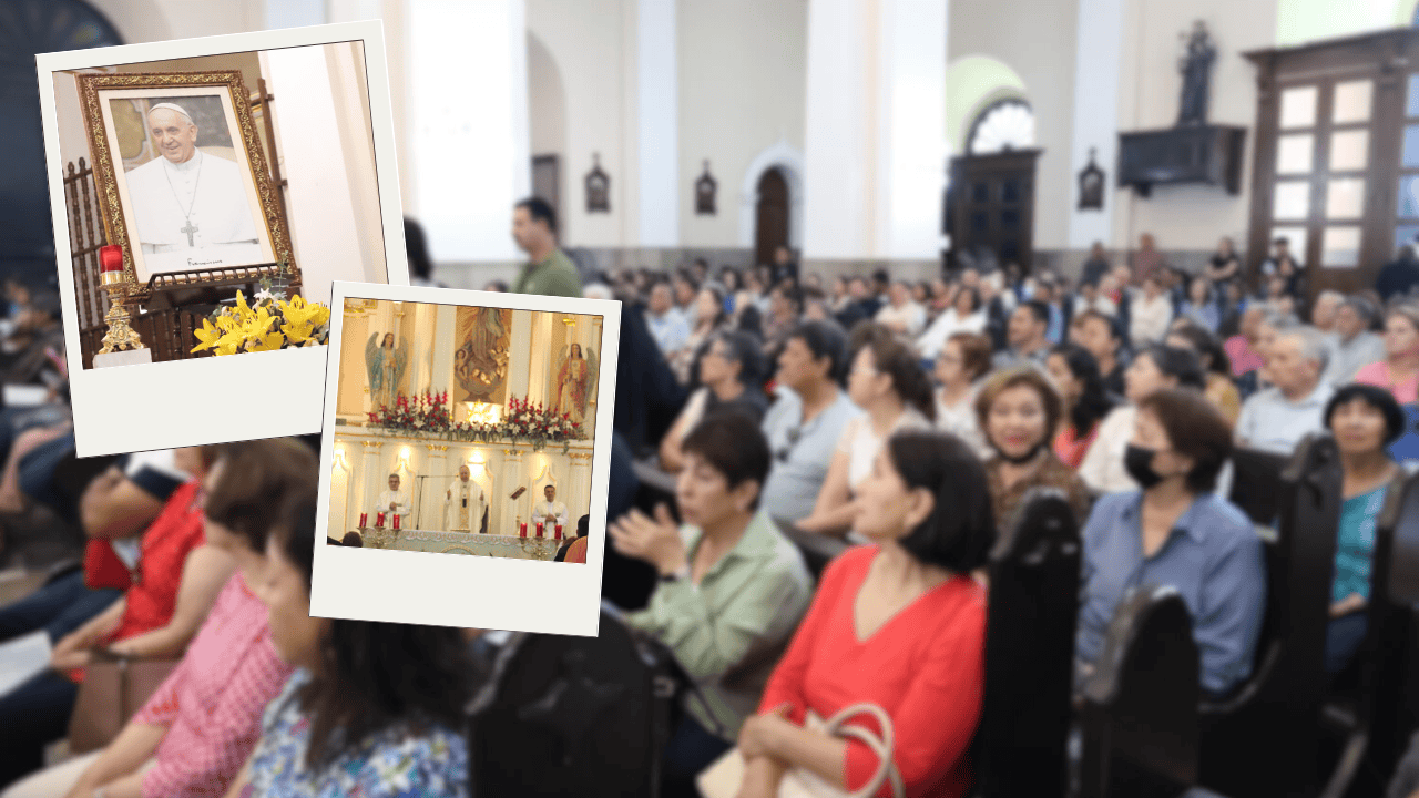 Fieles despiden al papa Francisco en la Catedral de Hermosillo
