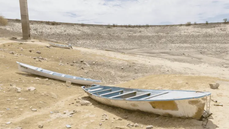 Las presas de Sinaloa están al nivel histórico más bajo. (Foto: Especial/EXPRESO)