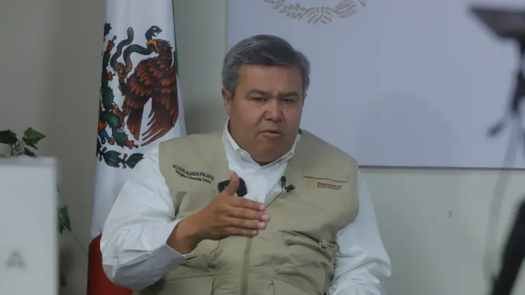 Octavio Almada Palafox, delegado de Bienestar en Sonora. (Foto: Jorge Flores/EXPRESO)