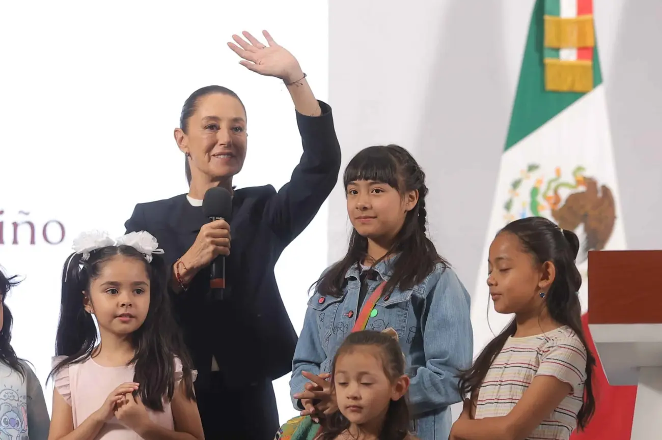 Las niñas y los niños son el presente de México: Claudia Sheinbaum