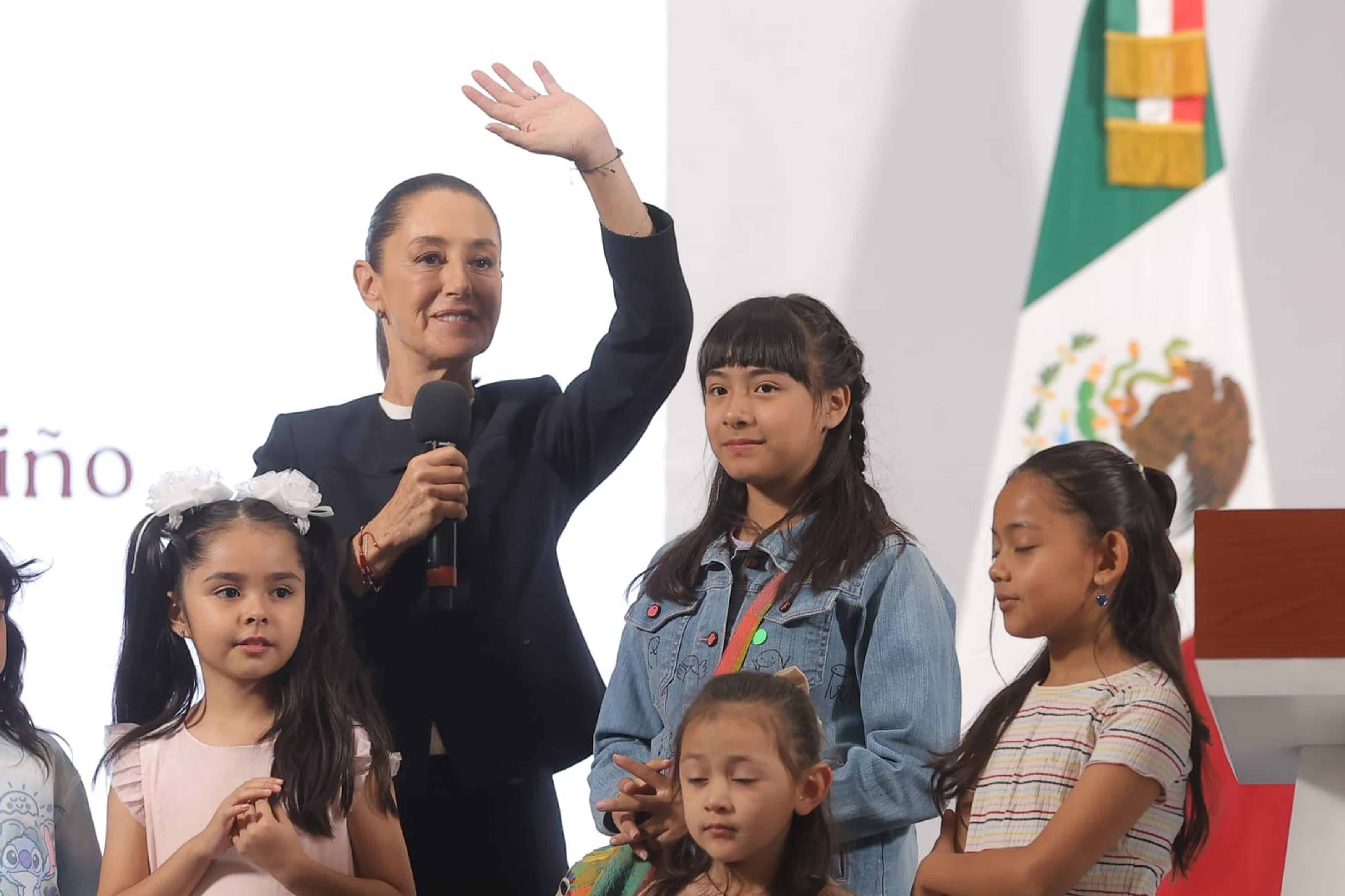 Las niñas y los niños son el presente de México: Claudia Sheinbaum