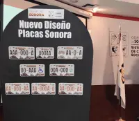 Sonora presenta nuevo diseño de placas vehiculares