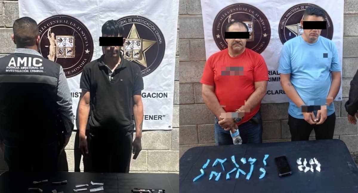 AMIC detiene a tres personas en posesión de drogas