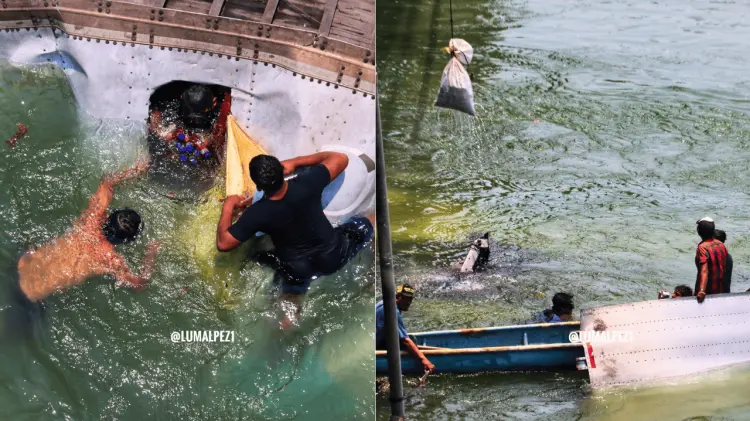 Las imágenes se viralizaron en X. (Fotos: Cortesía @LumaLpez1)