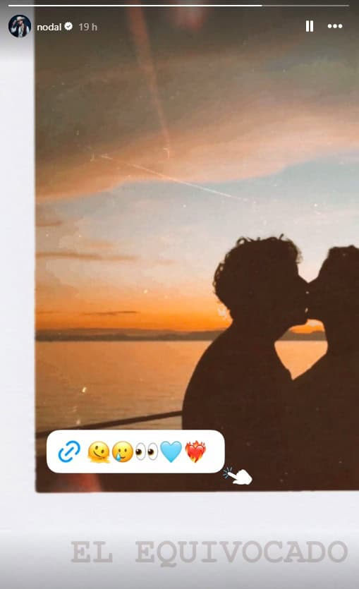 Christian Nodal celebra ser el hombre equivocado para Ángela Aguilar
