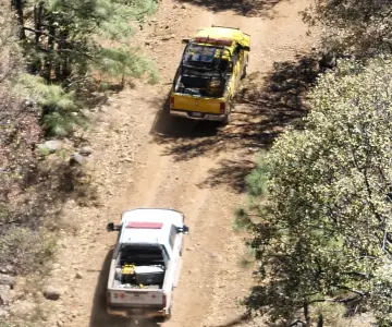 Sube a 52 el número de brigadistas en incendio forestal de Nácori Chico