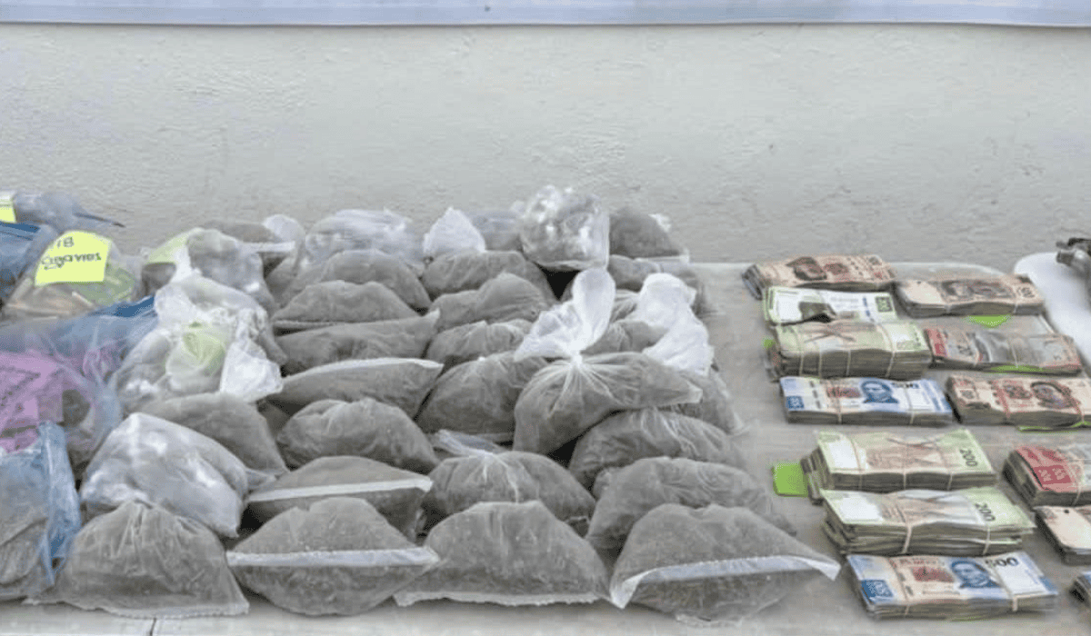 Culiacán: decomisan armas, drogas y dinero en efectivo en penal