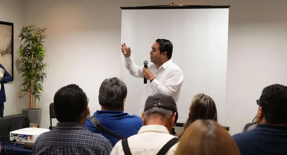 Convoca Heriberto Aguilar a informar casa por casa sobre elección judicial