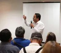 Convoca Heriberto Aguilar a informar casa por casa sobre elección judicial