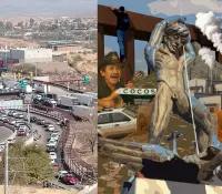 Evoca nostalgia imagen con iconos de Nogales creada por joven diseñadora