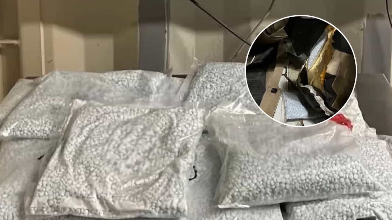 Aseguran pastillas de Fentanilo en puerto fronterizo de Nogales