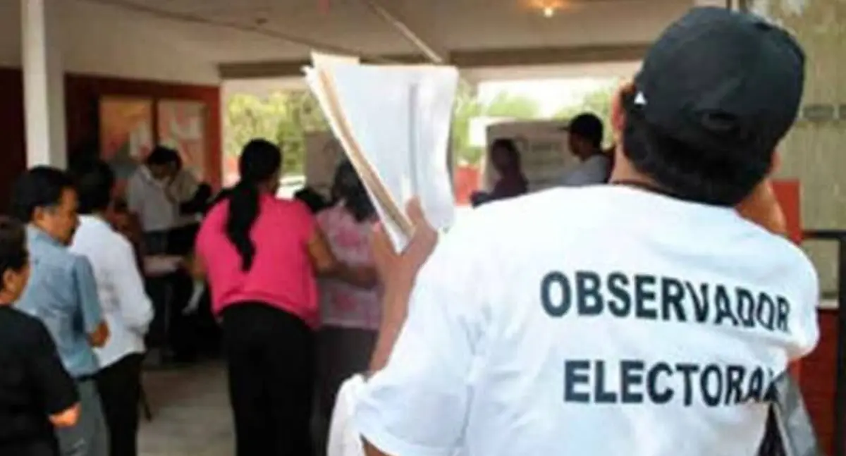 Hoy vence el plazo para registrarse como observador electoral