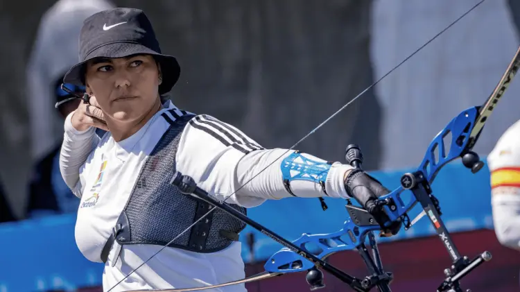 La arquera sonorense Alejandra Valencia fue la mexicana mejor calificada. (Foto: World Archery)