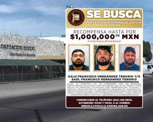 Ofrecen recompensa de 1 millón de pesos por recaptura de El Ponchis