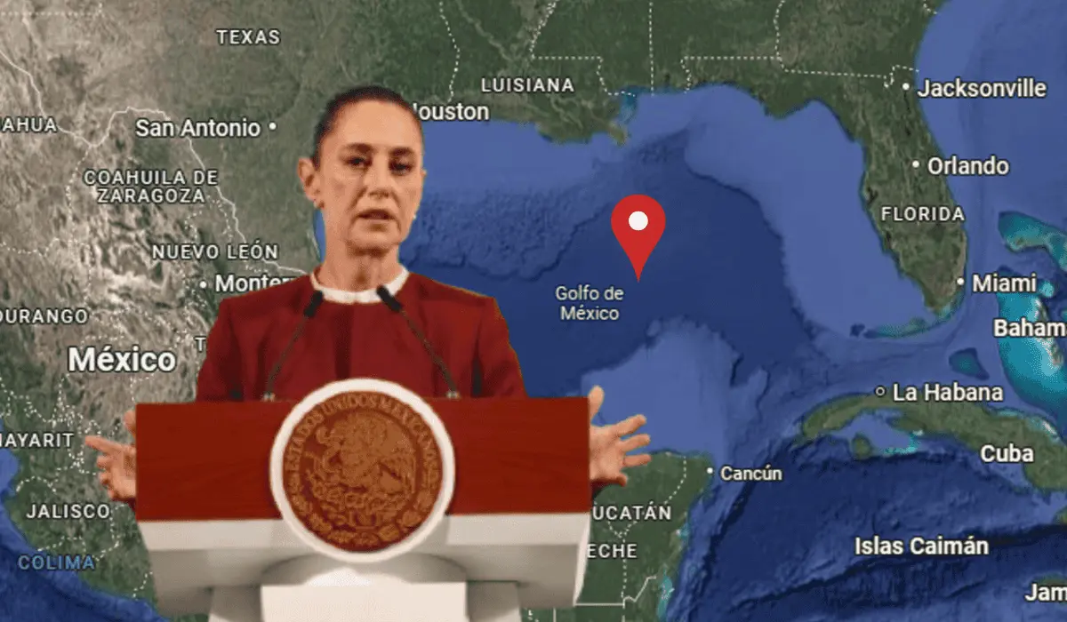 Interpone Sheinbaum demanda contra Google por Golfo de América