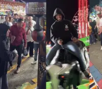 Natanael Cano disfruta junto a su novia de la ExpoGan Sonora 2025