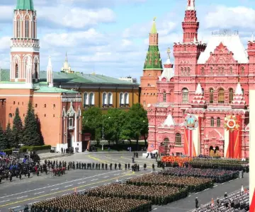 Rusia realiza desfile militar por 80 aniversario de La Gran Victoria