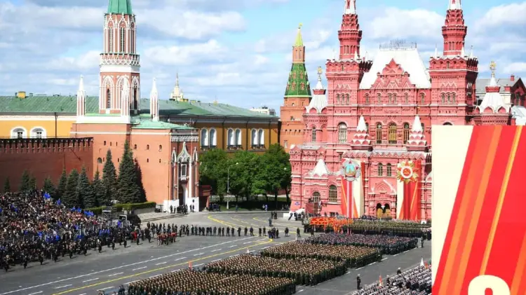 Se realiza en Plaza Roja en Moscú desfile militar. (Foto: Especial / EXPRESO)