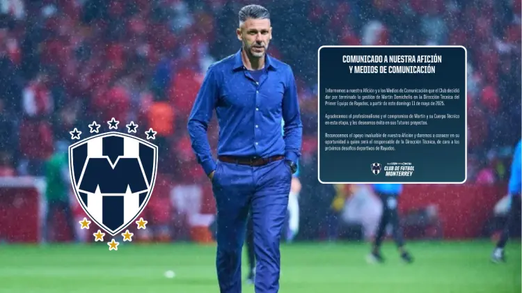 A través de un comunicado, Rayados anunció su salida. (Foto: Especial)
