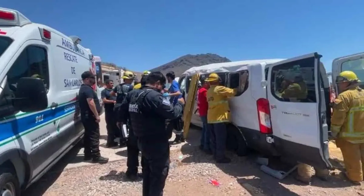 Se registran tres accidentes en región de Guaymas y San Carlos
