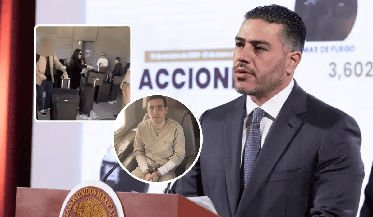 Confirma Omar García Harfuch la salida de la familia de Ovidio Guzmán a EU