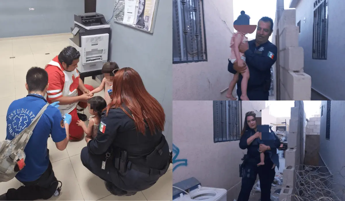 Rescatan a dos niñas en condición de abandono al norte de Hermosillo