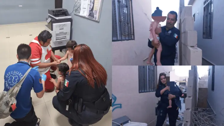 Las menores quedaron bajo resguardo de la Procuraduría de Protección de Niñas, Niños y Adolescentes.