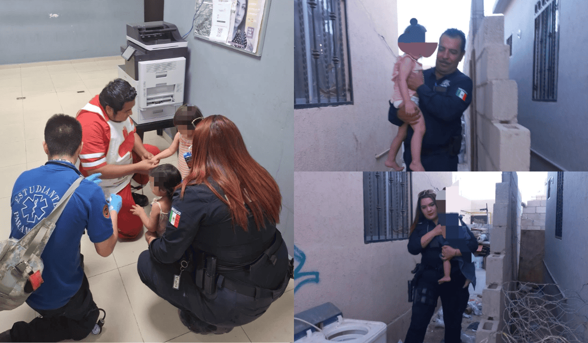 Rescatan a dos niñas en condición de abandono al norte de Hermosillo