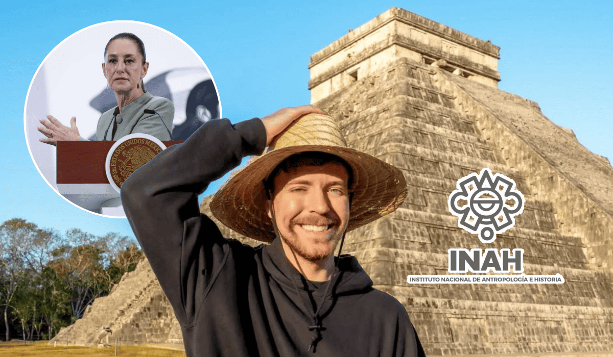 Mr. Beast sí tenía permiso del INAH para grabar en templos mayas: Sheinbaum