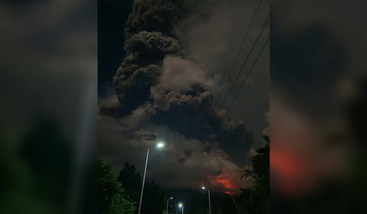 Filipinas: Entra volcán Canlaón en erupción