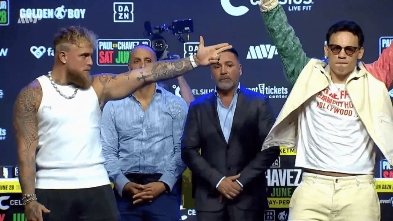 Jake Paul y Chávez Jr. intercambian provocaciones rumbo a su pelea en junio