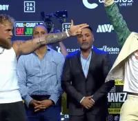 Jake Paul y Chávez Jr. intercambian provocaciones rumbo a su pelea en junio