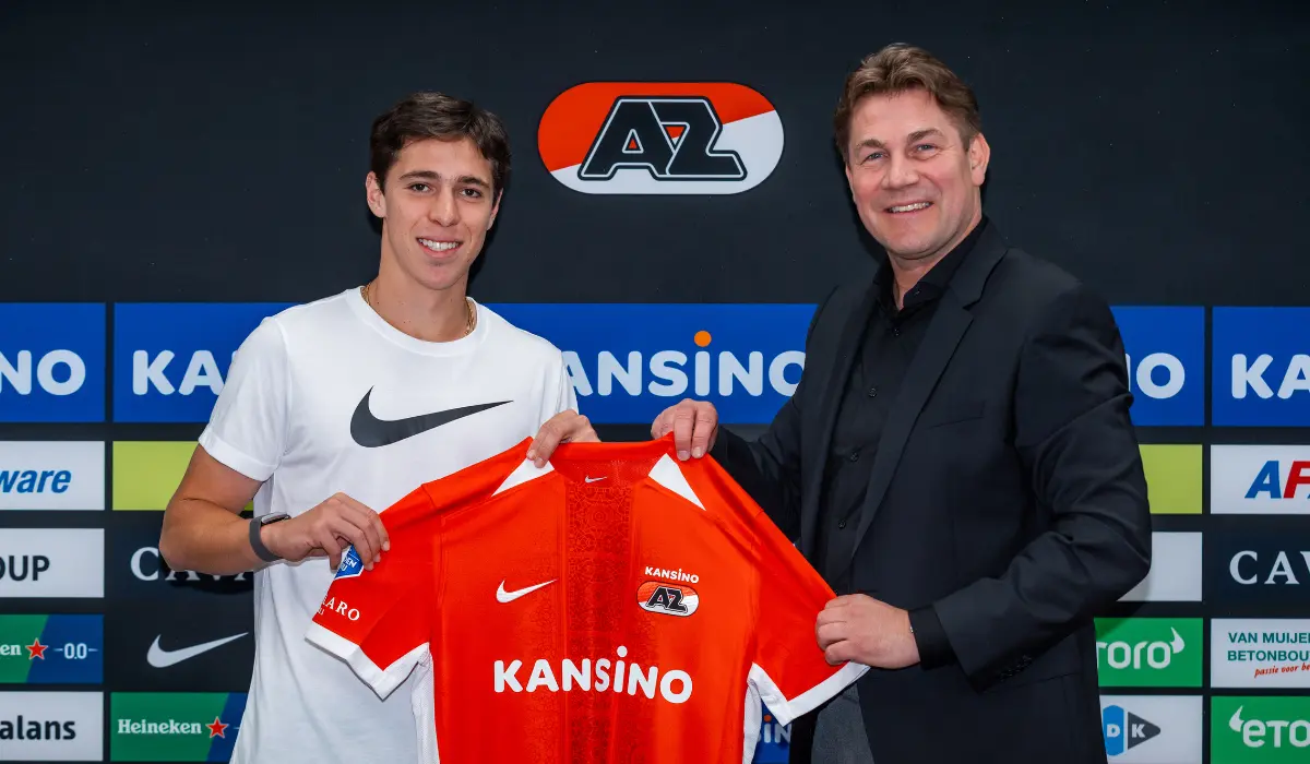 Mateo Chávez es presentado oficialmente como nuevo jugador del AZ Alkmaar