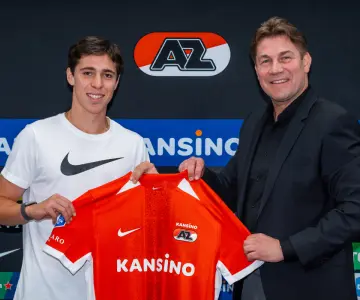 Mateo Chávez es presentado oficialmente como nuevo jugador del AZ Alkmaar