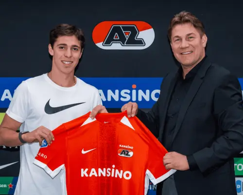 Mateo Chávez es presentado oficialmente como nuevo jugador del AZ Alkmaar
