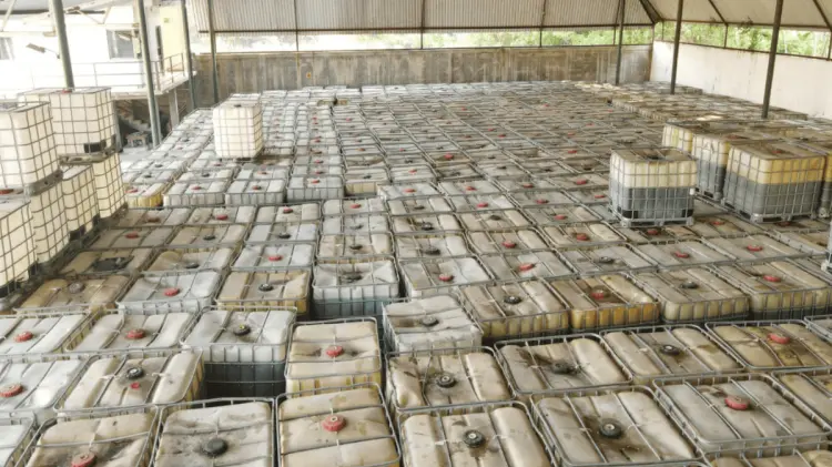 En el operativo se detuvo a un sujeto y se aseguraron mil 500 cubitanques. (Foto: @OHarfuch)