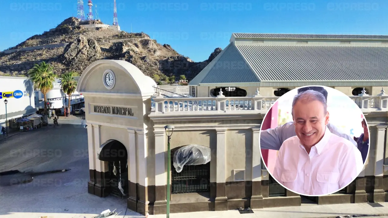 Mercado Municipal estará listo en una semana: gobernador Alfonso Durazo