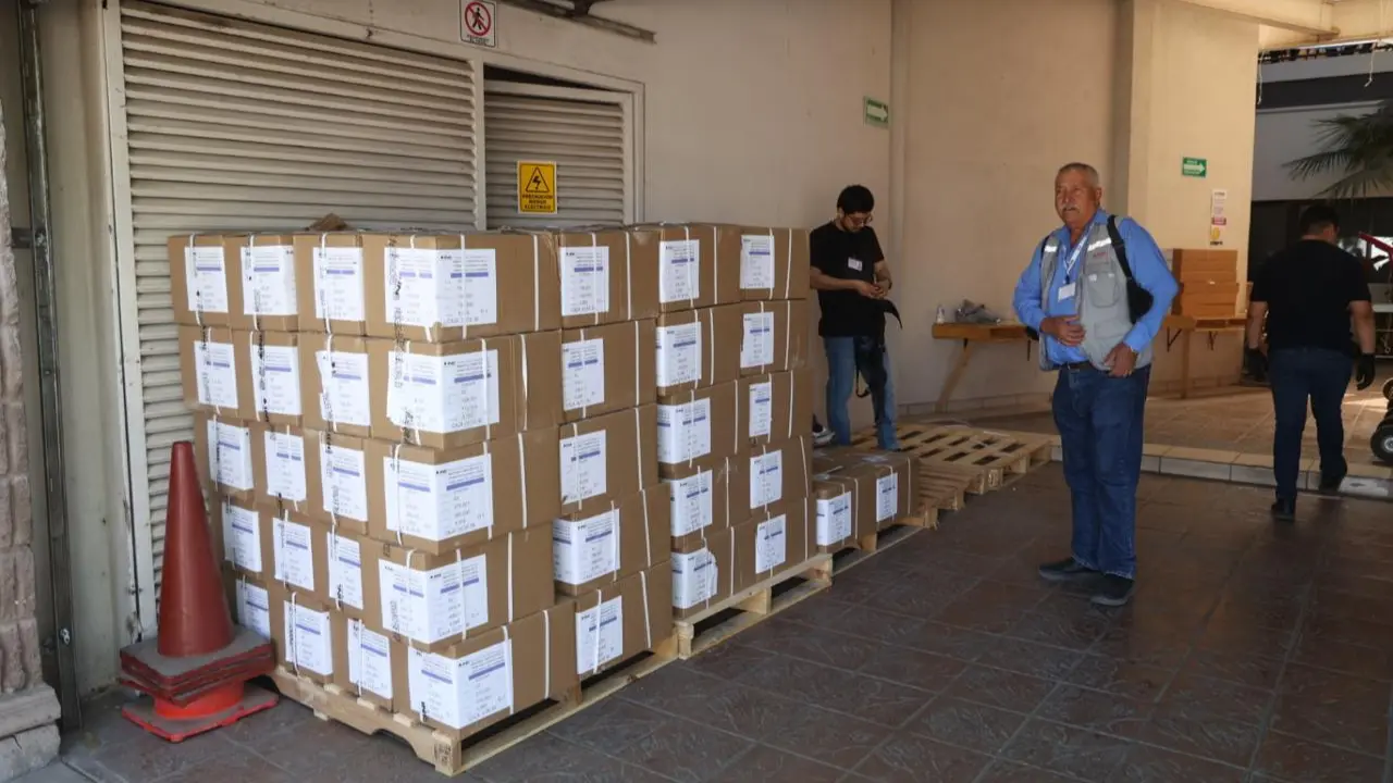 Solicita INE Sonora apoyo de seguridad para entrega de paquetes electorales