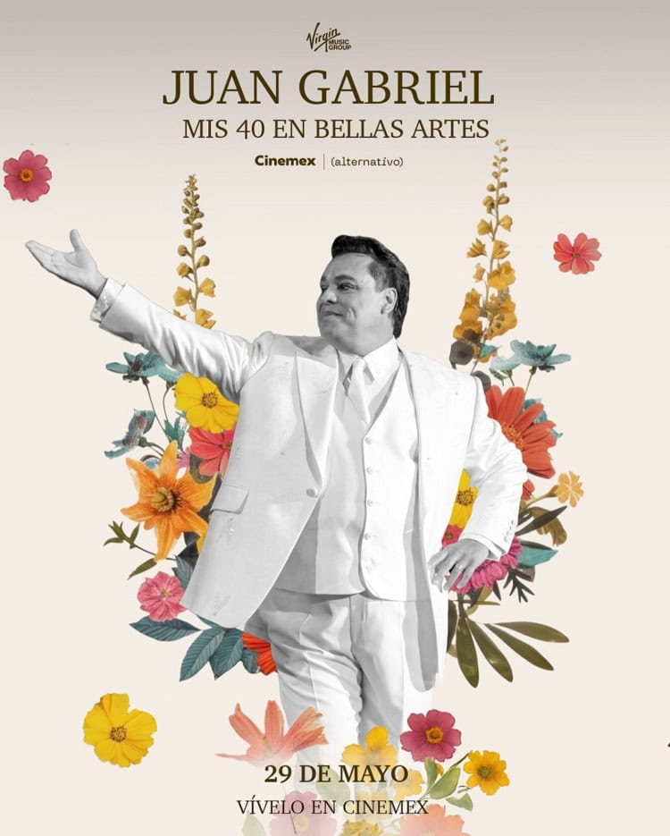 Mis 40 en Bellas Artes de Juan Gabriel llega a cines en México