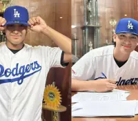 Gael Villaflor, joven de Guaymas, firma con Dodgers de Los Ángeles