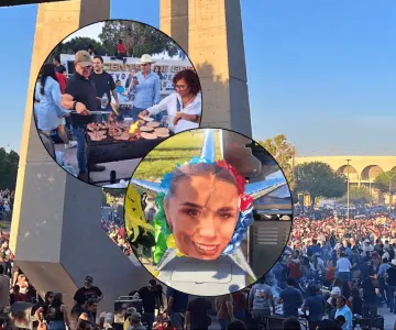 Mexicalenses protestan contra Marina del Pilar con carne asada masiva