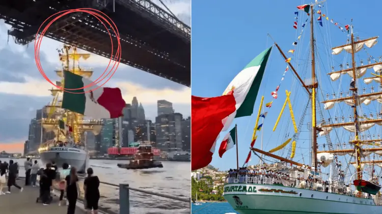 El accidente fue captado en video por los presentes en el puente de Brooklyn. (Foto: Cortesía)