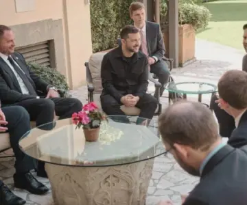 Zelenski se reúne con JD Vance y Marco Rubio en Roma