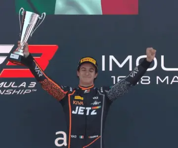 Piloto mexicano Santiago Ramos logra la victoria en GP de Emilia-Romana de F3