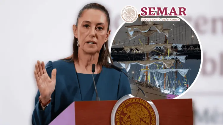 Claudia Sheinbaum dijo que el Buque Escuela Cuauhtémoc podría estar en funcionamiento nuevamente.