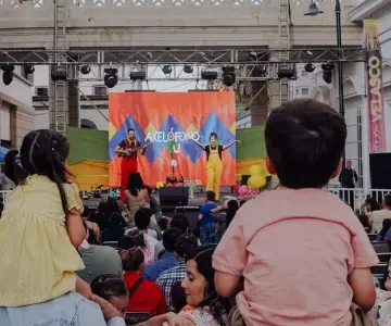 Niñas y niños protagonizan talleres y arte en Fiestas del Pitic 2025